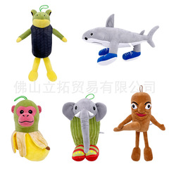 国境を越えた新製品TungtungsahurとTRalaloサメのぬいぐるみイタリア周辺の人形スポット