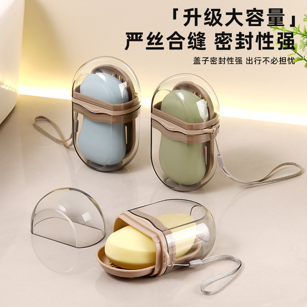 Handheld soap holder for traveling