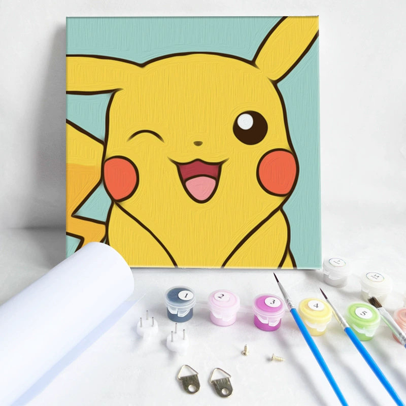Цифровая масляная живопись 20*20 Детский мультфильм DIY handmade-painted декоративная картина последующего поколения дистрибьютор 제조업체 específicos