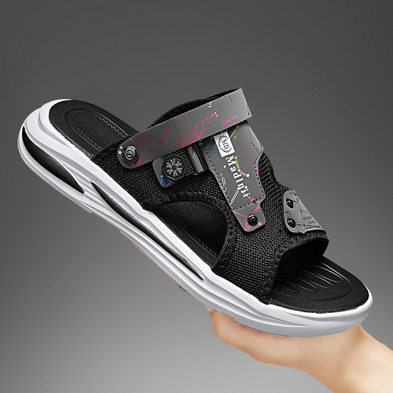 Sandalias para hombres de verano nuevas zapatillas casuales al aire libre zapatillas de playa deportivas antideslizantes image 7