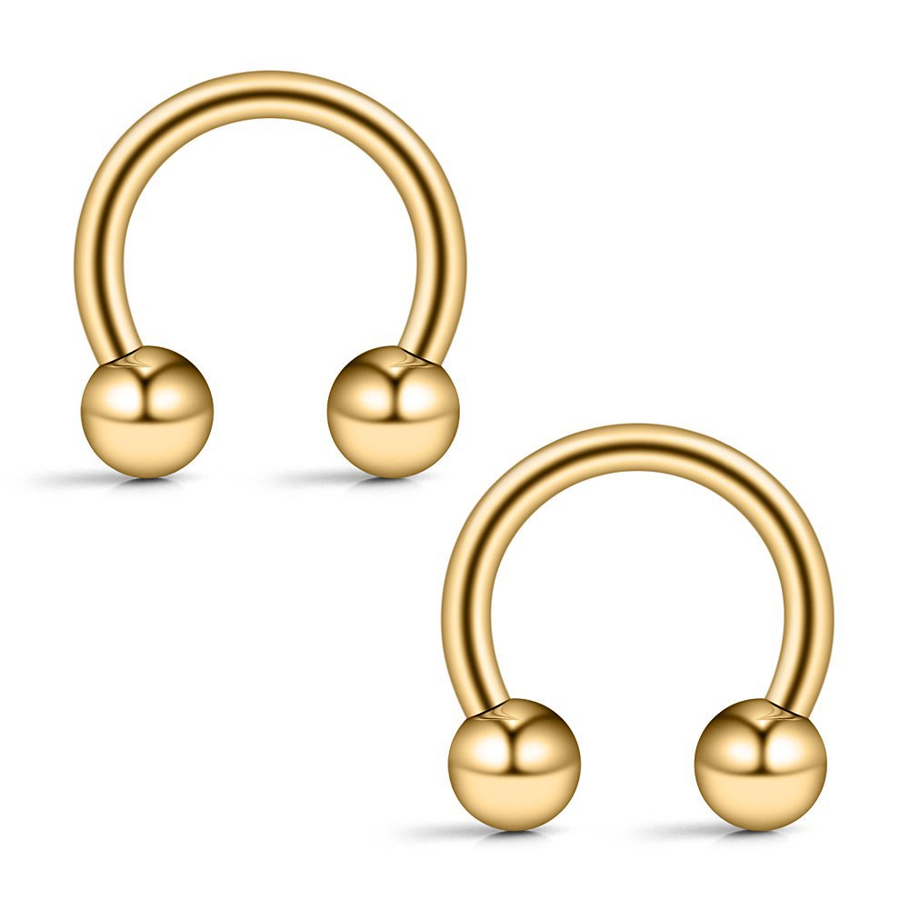 Nasenpiercing-Schmuck im europäischen und amerikanischen Stil aus Edelstahl, galvanisiertem Titanstahl, C-förmig, Ohr- und Lippenpiercing-Schmuck_voghion.com