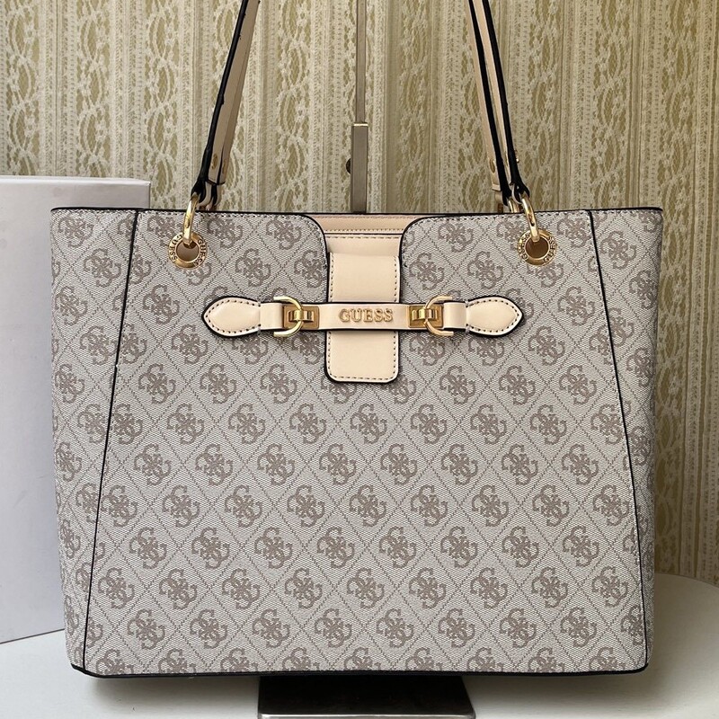 2026 Foreign Trade Guess New European and American Fashion Printed Large-Capacity Handbag Briefcase Tote Bag 2026 Foreign Trade Guess New European and American Fashion Printed Large-Capacity Handbag Briefcase Tote Bag
