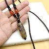 Agate necklace suitable for men and women, ethnic sweater, long clothing, accessory, ethnic style, Birthday gift