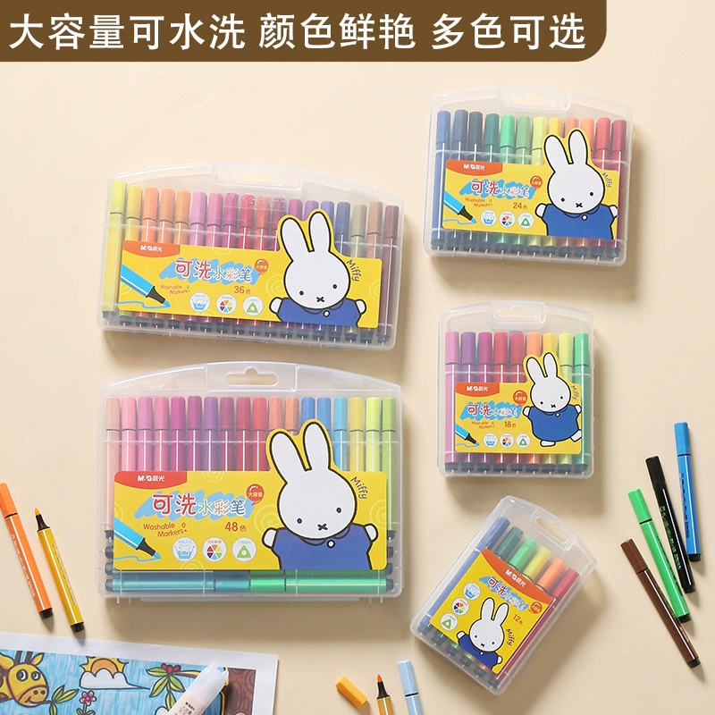 Triangular watercolour, crayons, children's coloured pencils, coloring book for elementary school students, washable