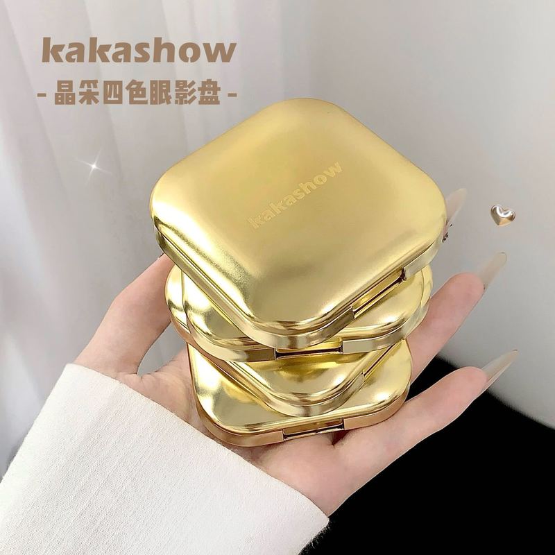 kakashow晶采四色眼影盘清透细闪细腻显色精致氛围感眼影多色|undefined