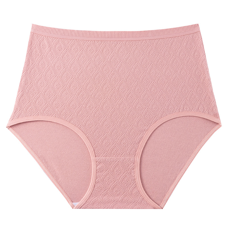 Más el tamaño de la ropa interior de las mujeres entrepierna de algodón antibacteriano de algodón puro de primavera y otoño dulce puro deseo calzoncillos cortos cabeza grasa mm200kg