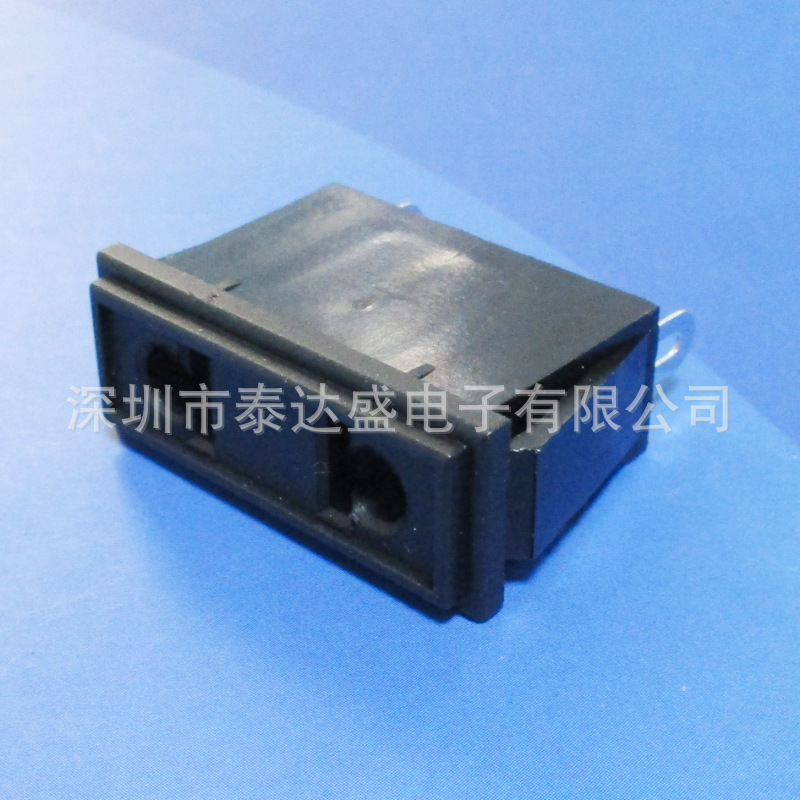 新能源储能设备AC输接口35*14两孔软卡式全铜交流电插座DB-14-M3