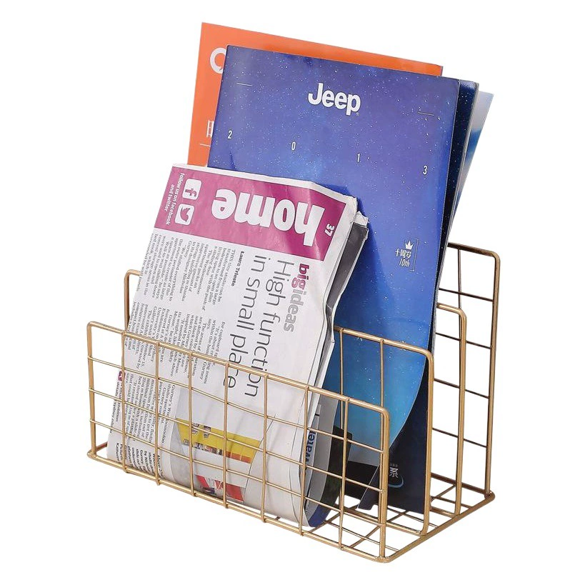 Настольная полка для файлов из кованого железа в скандинавском стиле, настольная книжная полка для учебы, простая настольная полка для хранения, книжная полка для журналов и газет