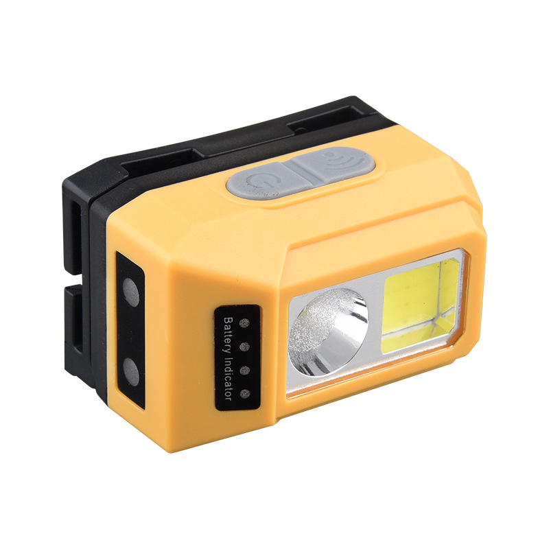 COB inducción voz control de voz faro de larga duración alta luz especial recargable iluminación de pesca nocturna superbrillante para pesca al aire libre