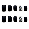 Matte fake nails, nail stickers for manicure, ready-made product, 30 pieces, wholesale