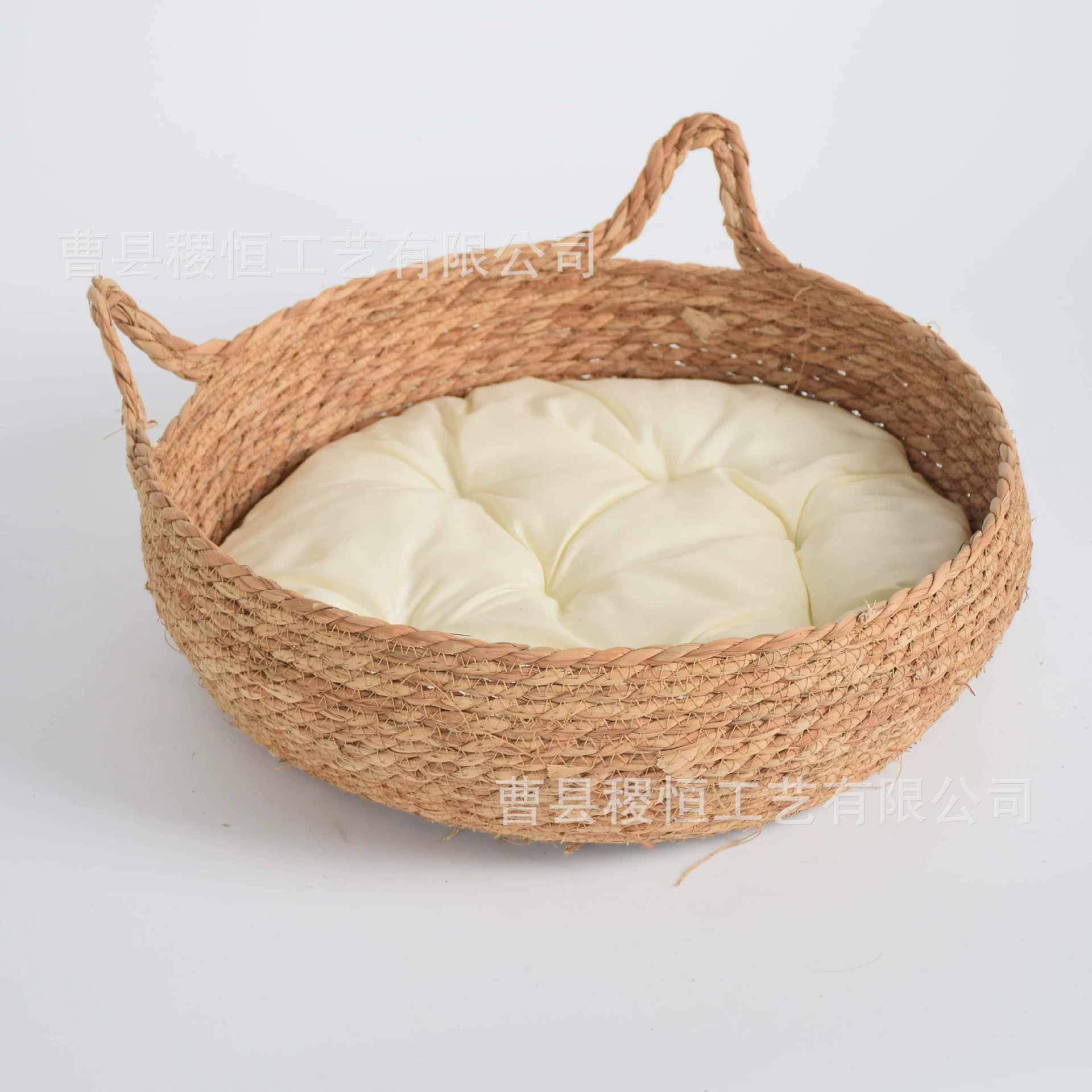 Плетённая из ротанга кошачья ниша, универсальная для всех сезонов, ручная работа собачья гнёзда,Домашняя когтеточка для кошек, тёплая и износостойкая, утолщённая кошачья нора