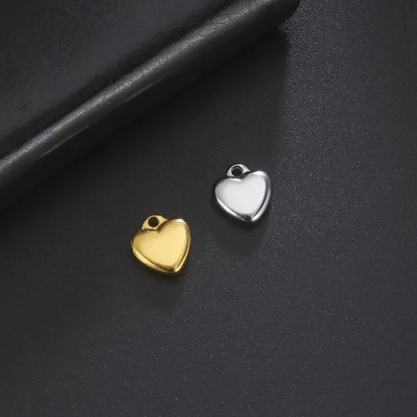 Ge Xiang factory hot selling fashion personalized ladies diy homemade material package jewelry accessories love stainless steel pendant