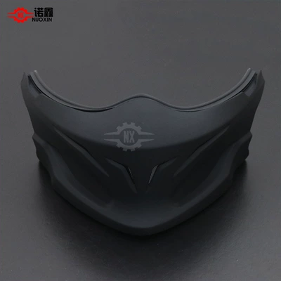 Suitable for Corpion Scorpion Generation Exo Helmet Mask Retro Motorcycle Helmet Multi-Functional Chin Multi-Color (Dəbilqə (Kaska) aksesuarları) - scorpion-chin-pure-black