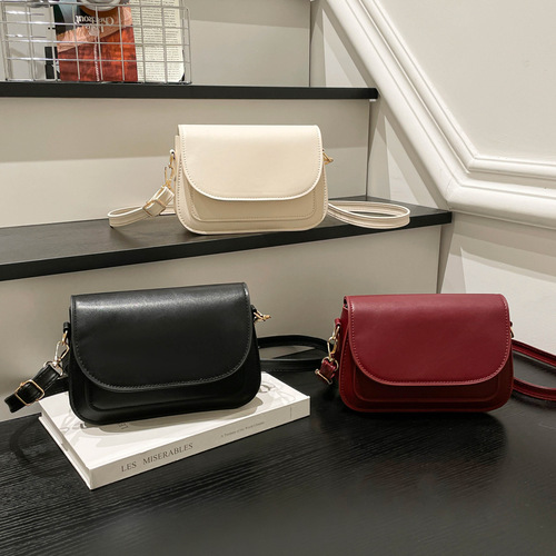 Bag, 2026 new women's bag, cross-body bag, retro underarm bag, one-shoulder bag, fashionable, all-matching, high-end, niche, light luxury women