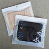 Plastic materials set, pack, clothing with zipper, T-shirt, material