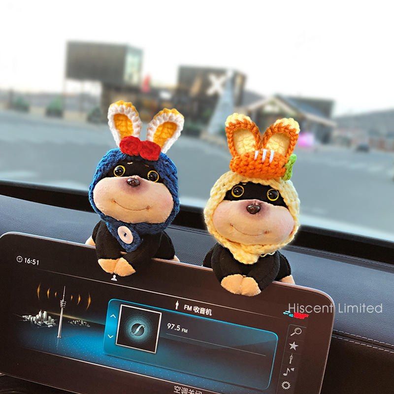 2025 nuevo estilo abeja perro decoración de coche consola central de coche pantalla muñeca de coche muñeca de coche muñeca