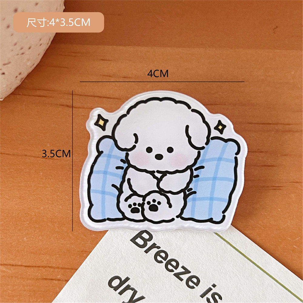 Tengyi original lindo de dibujos animados pequeño Capibara acrílico broche chica bolsa ropa decorativa pin insignia al por mayor
