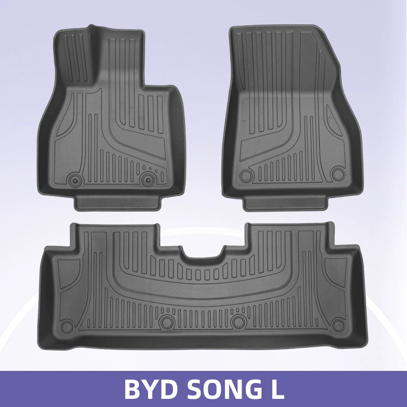 Подходит для BYD Song L 2024-2025, 3D всепогодный материал TPE, коврик для пола автомобиля и багажника.