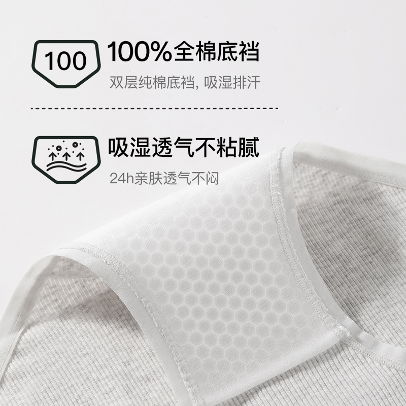Ropa interior deportiva americana, entrepierna antibacteriana para niñas, algodón puro, 2025 nuevo estilo de verano, cintura media, ropa interior de mujer sin costuras