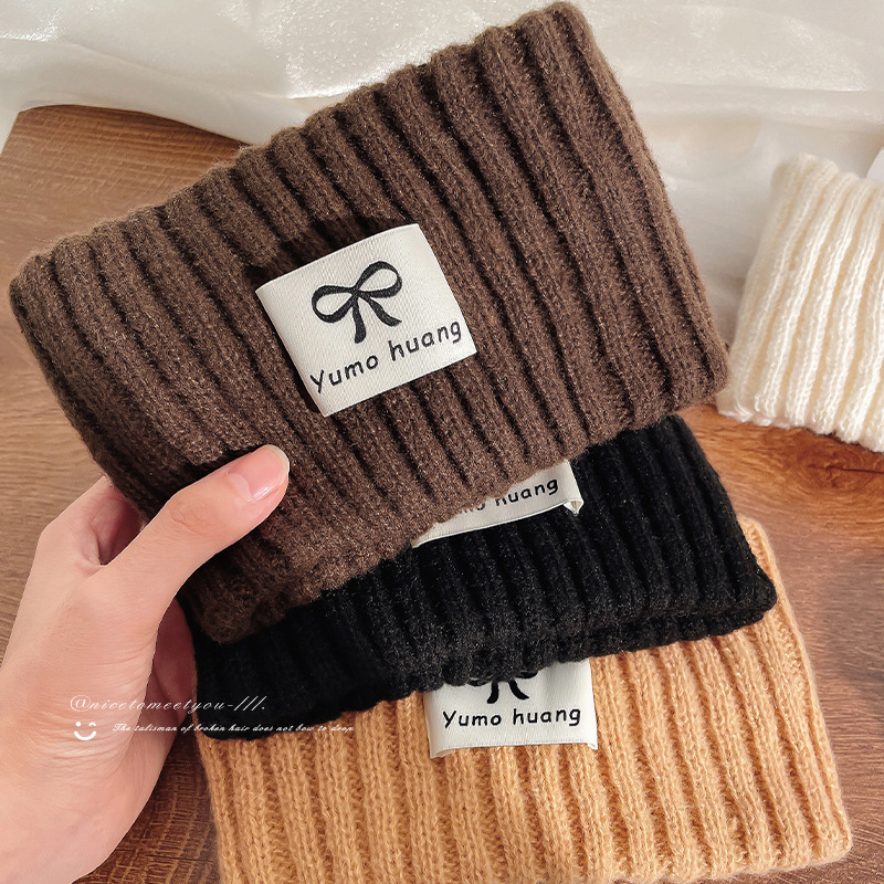 Sombrero a prueba de viento y calentamiento de mes, banda de punto, sombrero de maternidad para dormir, sombrero de protección de la frente, sombrero de invierno postparto