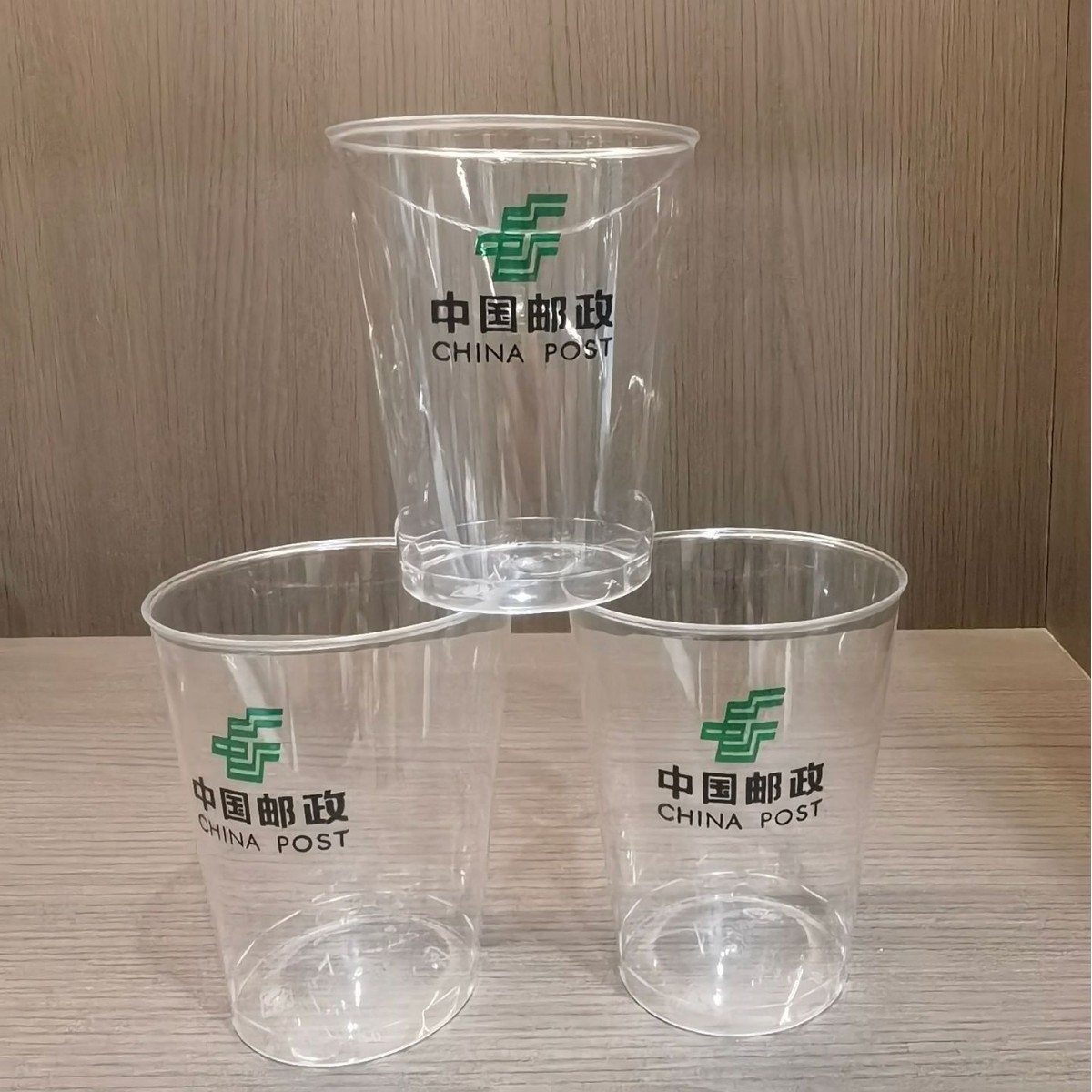 一次性航空杯子PS加厚透明塑料硬质试饮杯饮料饮品茶水杯可印logo