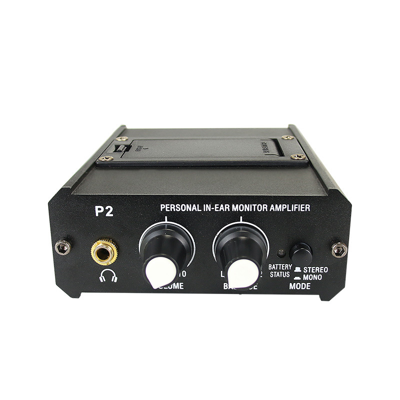2-Way amplificador de auriculares baterista instrumento musical especial oído retorno XLR carnong equilibrio de entrada al aire libre distribuidor de rendimiento