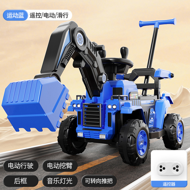 Excavadora para niños, coche de juguete, juguete para personas, niña, niño, excavadora eléctrica de control remoto, vehículo de ingeniería, máquina de gancho image 25