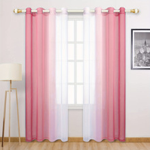 H 26971 Gradient Sheer Curtain ˫ɫ������ڹⴰ���羳��