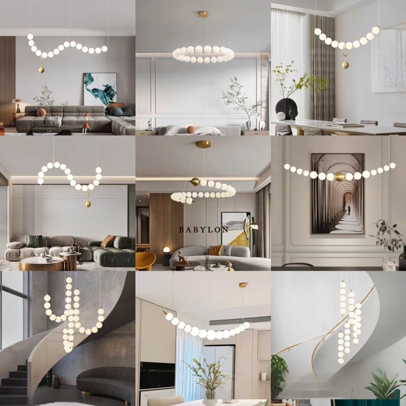 French Pearl Necklace Dining Chandelier Nordic Living Room Chandelier All Copper Chandelier Buddha Beads Dining Room Lamp Chandelier acrylic lamp French Pearl Necklace Dining Chandelier Nordic Living Room Chandelier All Copper Chandelier Buddha Beads Dining Room Lamp Chandelier acrylic lamp