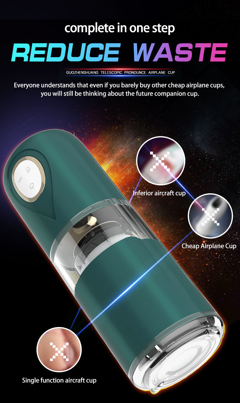 DMM Touch Five Generation T5 Elektrischer Masturbator für Männer, vollautomatisch, teleskopisch, drehbar, mit Saugnapf, Flugzeugform, Sexspielzeug für Erwachsene_voghion.com