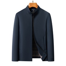 爸爸外套春秋装上衣中年男士2024新款春季衣服中老年爷爷休闲夹克