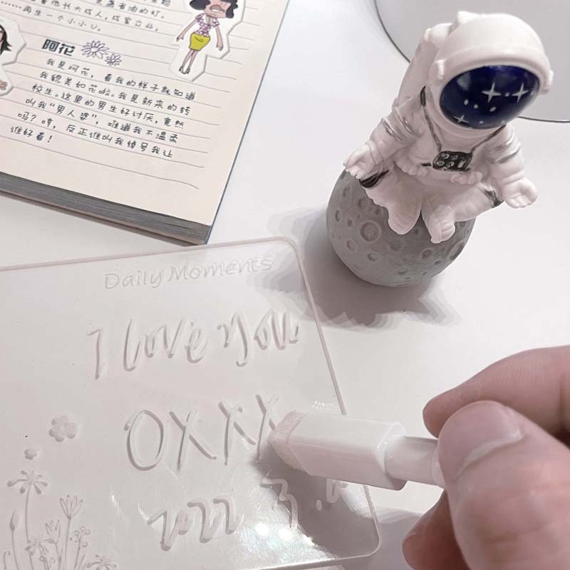 Nota de acrílico calendario borrable escritura luminosa tablero de mensajes cuenta regresiva autodisciplina Reloj-En pronta pizarra pequeña transparente