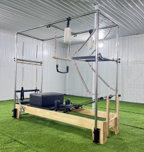 Juego de cinco piezas de Pilates, equipo grande de Pilates, cama central Cadillac, corrector de columna, cama central de yoga