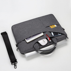 Wholesale shoulder portable laptop bag waterproof briefcase 1314 15.6 inches for men and women with printable logo