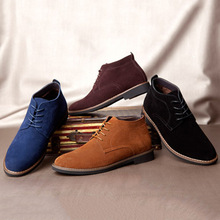 2024秋季马丁靴男士高帮反绒皮男鞋商务皮靴跨境大码百搭复古潮流