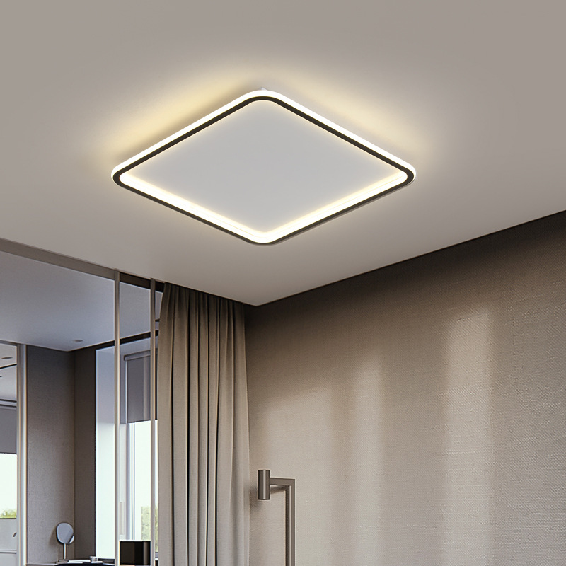 2025 新しいシーリングランプ LED シンプルでモダンな寝室ランプ正方形ラウンドクリエイティブパーソナライズされたリビングルームランプ卸売|undefined