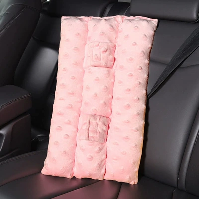 Seat belt shoulder pad, Seat Belt Shoulder Pads - pink-short-style
