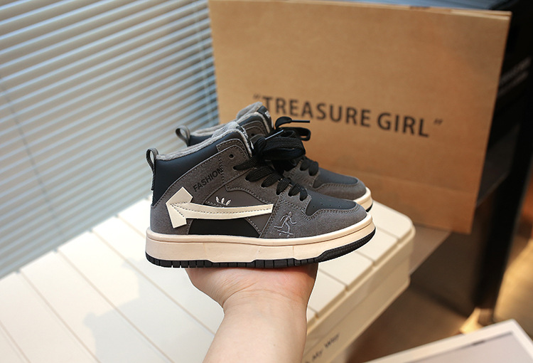 Autunno e inverno nuove ragazze due scarpe sportive casual in cotone scarpe da ragazzo_voghion.com