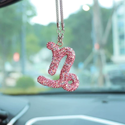 Car hanging | 12 constellation three-color car - diamond-aquarius-capricorn