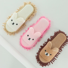 信至尚懒人擦地拖鞋儿童成人亲子卡通拖地托鞋雪尼尔可拆洗木地板