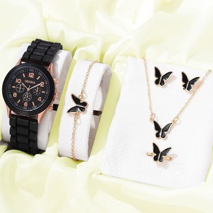 Live New Women's Korean-style High-end Quartz Watch Simple Classic Imitation Leather Strap Watch Women's Suit