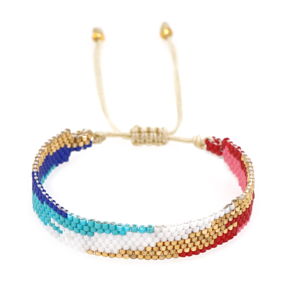 1 Piece Bohemian Geometric Glass Irregular Tassel Womenu0027S Bracelets