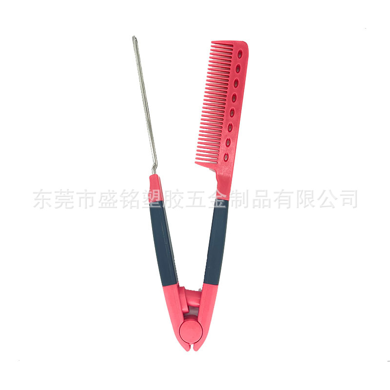 Peine del pelo forma peine V peine suministros para el cabello peine de madera contrachapada V peine del pelo recto peine de la forma del pelo esponjoso