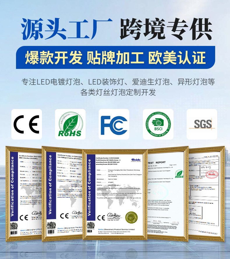 A19 3D烟花灯丝灯泡 E26爱迪生彩色灯泡 客厅卧室LED灯丝泡定制-阿里巴巴
