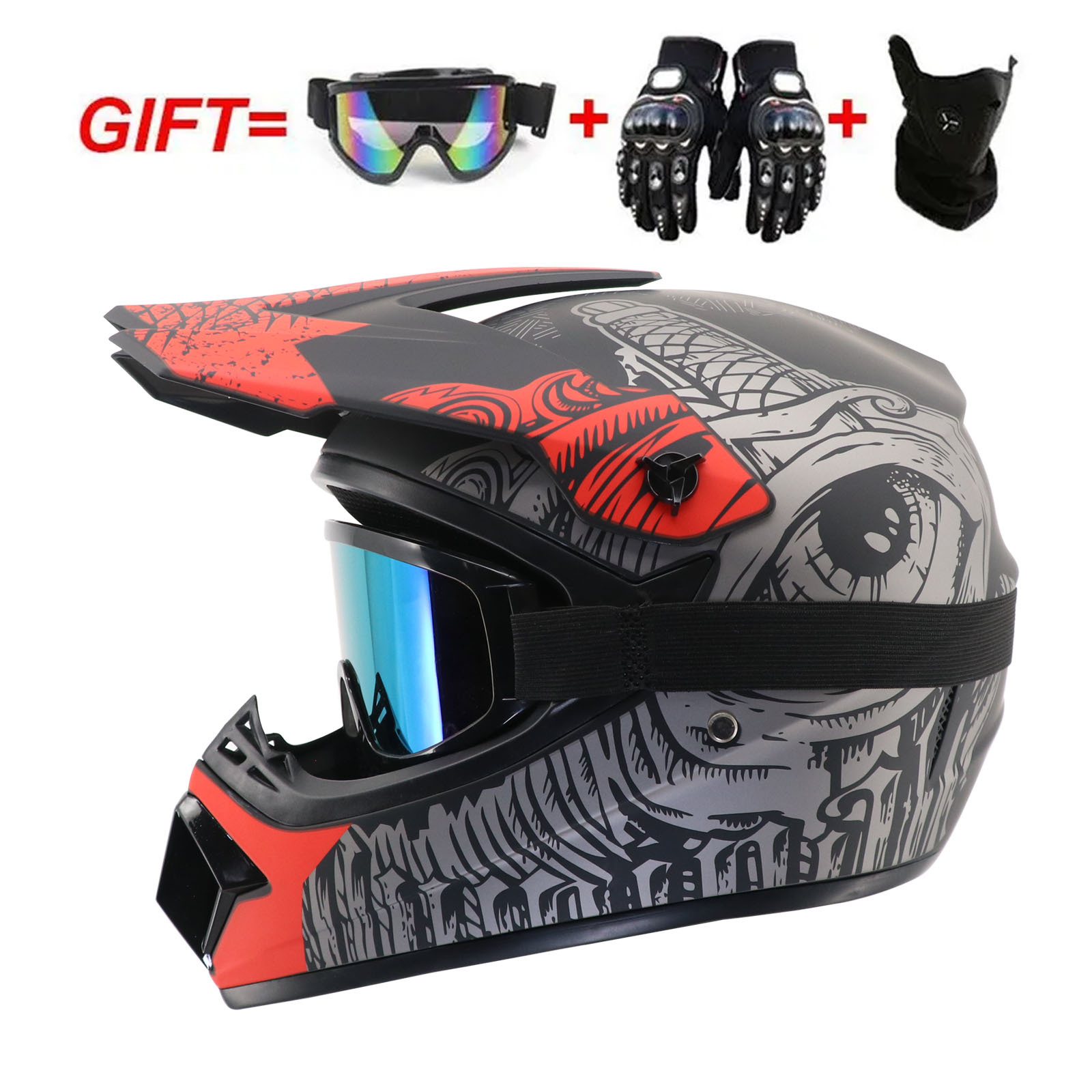 Cross-Border Commonly Used Foreign Trade Version Off-Road Atv Helmet Mountain Bike Downhill Youth Kart