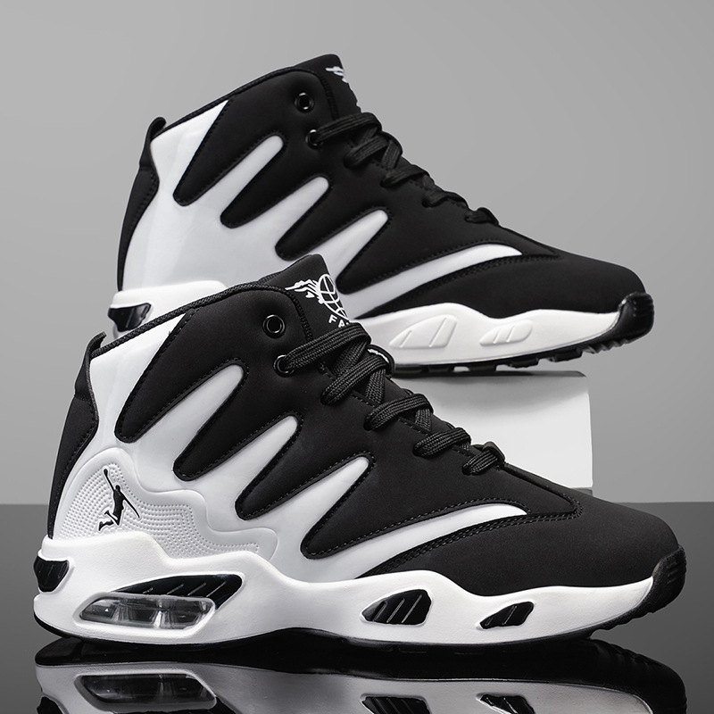 2025 New Korean Fashion Men's Shoes, Four-Season Trendy Shoes, Sports Basketball Shoes, Men's Running Shoes, Winter Leather Casual Shoes