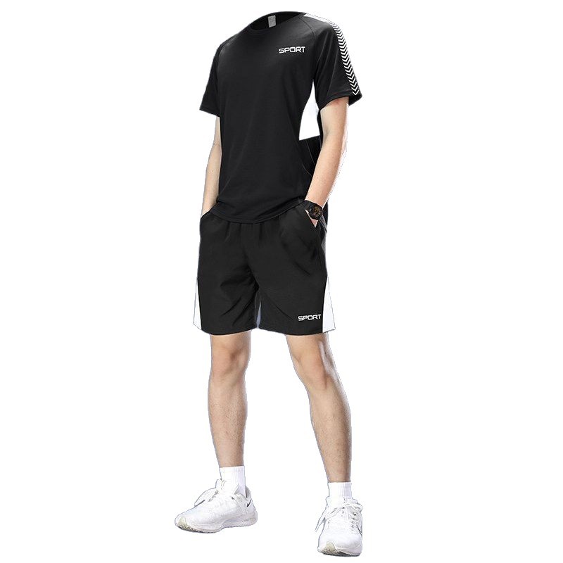 Quick dry body-friendly sports suit for gym, uniform for cycling for badminton for training, overall, for running, oversize, tight 5
