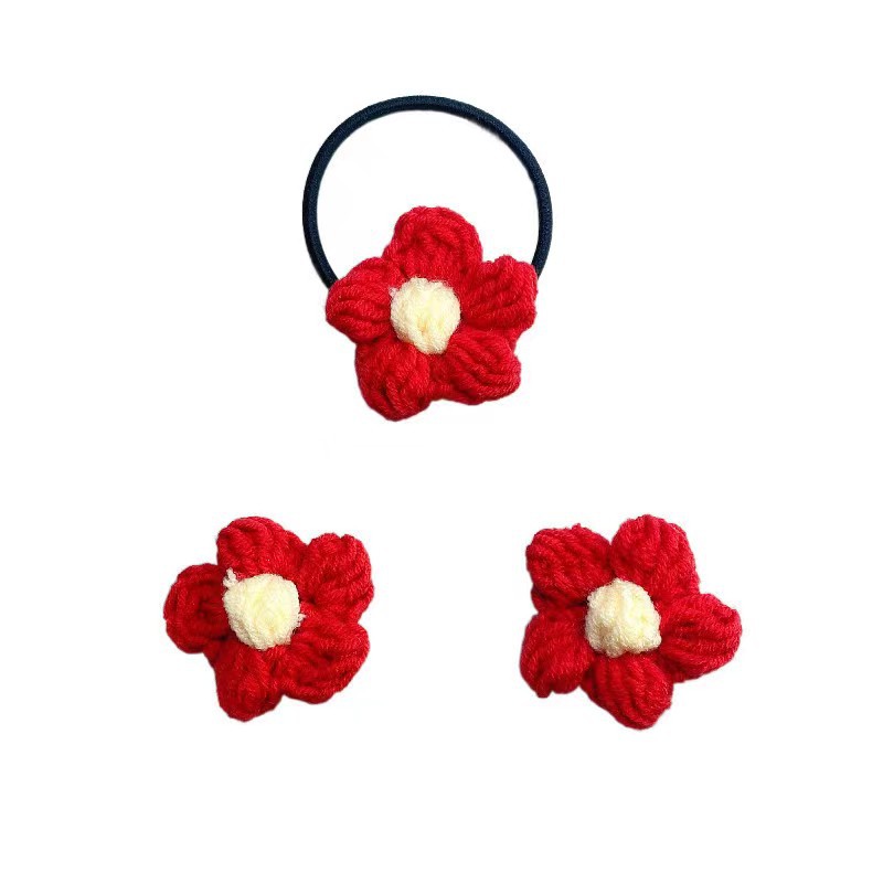 Red Flower Hairpin 2