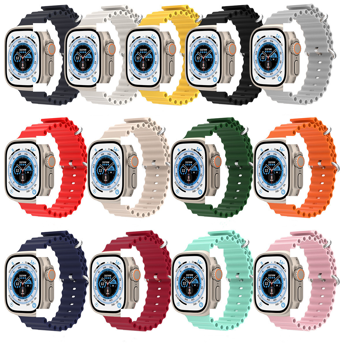 Suitable for Apple Watch8 Ultra Watch Official Sports Dual -buckle…