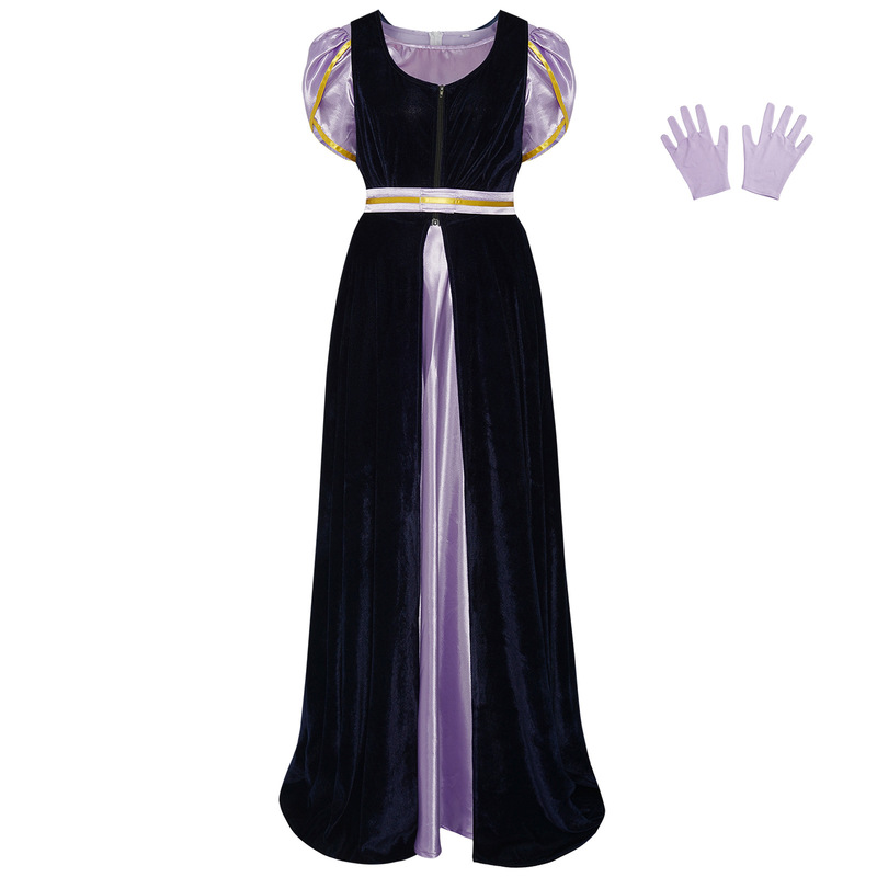 Bridgerton Cos Dress Two-Piece Medieval Regency Tea Party Dress Long Skirt Cosplay Role Play